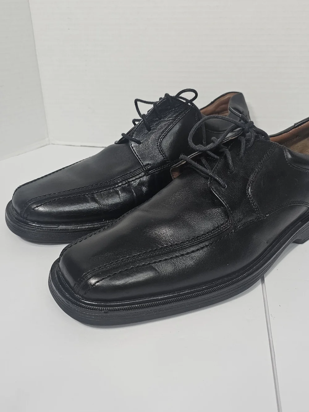 Johnston & Murphy Black  Lace-Up Dress Shoes Mens Sz 9
